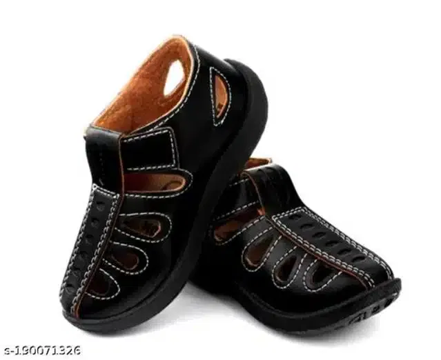 Sandals for Boys (Black, 2-2.5 Years)