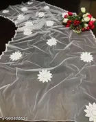 Embroidered Punjabi Net Dupatta 