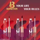 Banetion Supermatte Sensational Glam Lipsticks (Pack Of 3) (12 ml)