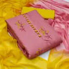 Cotton Slub Unstitched Dress Material for Women 