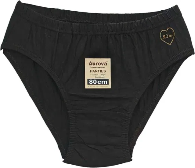 Cotton Blend Briefs for Women, Multicolour (L)
