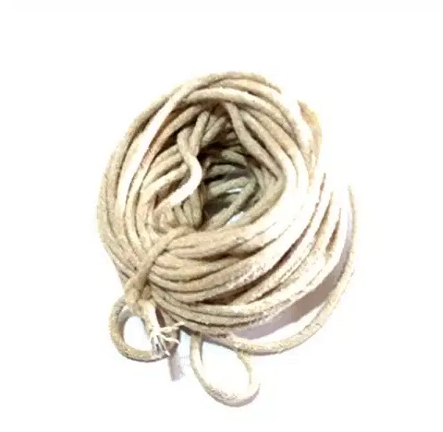 Natural Cotton Twisted Cord Braided Rope (Beige, 40 m)