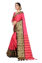 Cotton Embellished Saree for Women 