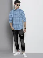 Cotton Blend Full Sleeves Shirt for Men 