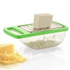 Mini Cheese & Garlic Stainless Steel Grater With Storage Container 