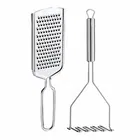 Oc9 स्टेनलेस स्टील चीज़ ग्रेटर & पोटैटो मेशर फॉर किचन टूल सेट 