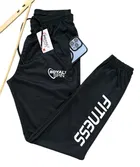 Polyester Blend Printed Regular Fir Trackpants for Men 