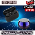 Wireless Bluetooth Speaker + Earbuds With Charging Case, 5.4 Bluetooth Version ,BLACK, 