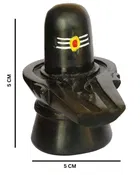 Shivling Idol Polyresin 5L X 6W X 5H Cm