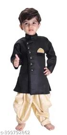Cotton Blend Sherwani for Boys 