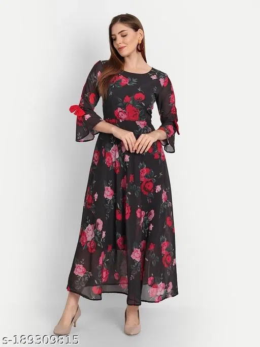 Pretty Dresses for Women (Multicolor, XXL)