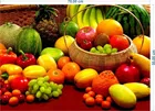AVV Fruit & Veggie Basket Kitchen Tile Sticker 70x50cm
