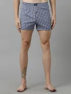 Cotton Checkered Boxers for Men 