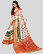 Art Silk Printed Saree for Women 