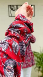 Floral Printed A-Line Flared Cotton Top for Women 