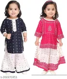 Rayon Kurta Set for Girls 