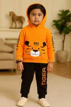 Cotton Blend Printed Clothing Set for Boys 