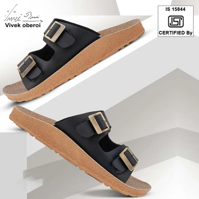 Sliders for Men, Black (8)