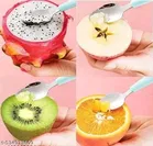 Steel Feeding Bottle ,Fruit Nibbler, Bottle Cleaning Brush With Cutter Spoon