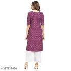 Crepe Printed Kurti for Women 