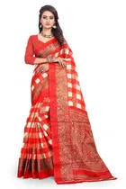 Khadi Silk Printed Saree for Women 