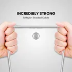 Portronics Type-C Cable with 3A Rapid Charging 1 M Cord Length,White