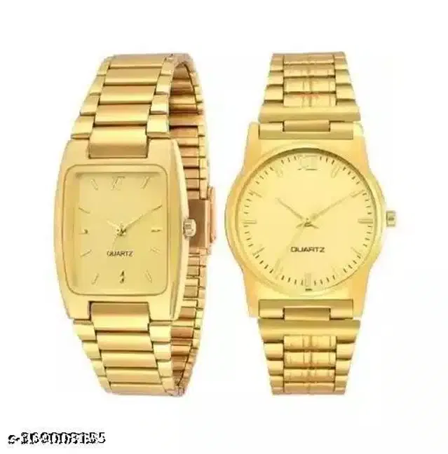 Analog Watch for Men & Boys (Multicolor, Set of 2)