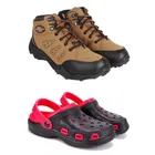 Combo of Casual Shoes with Clogs for Men 