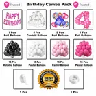 Rainbow Theme 4th Happy Birthday Decoration,Multicolour,Set Of 1