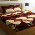Double Bedsheet with 2 Pillow Covers 