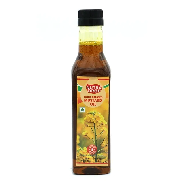 Nutra Drop Cold Pressed Mustard Oil 500 ml