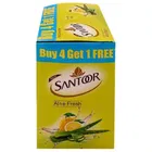 Santoor Aloe Vera and Lime Fresh Soap 5X125 g 