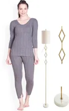 Polycotton Full Sleeves Thermal Set for Women 