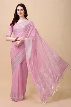 Silk Embellished Saree for Women 