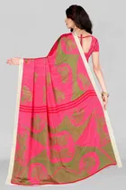 Crepe Printed Saree for Women 