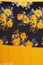 Georgette Abstract Saree for Women 