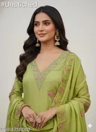 Silk Blend Punjabi/All Over Suits for Women 