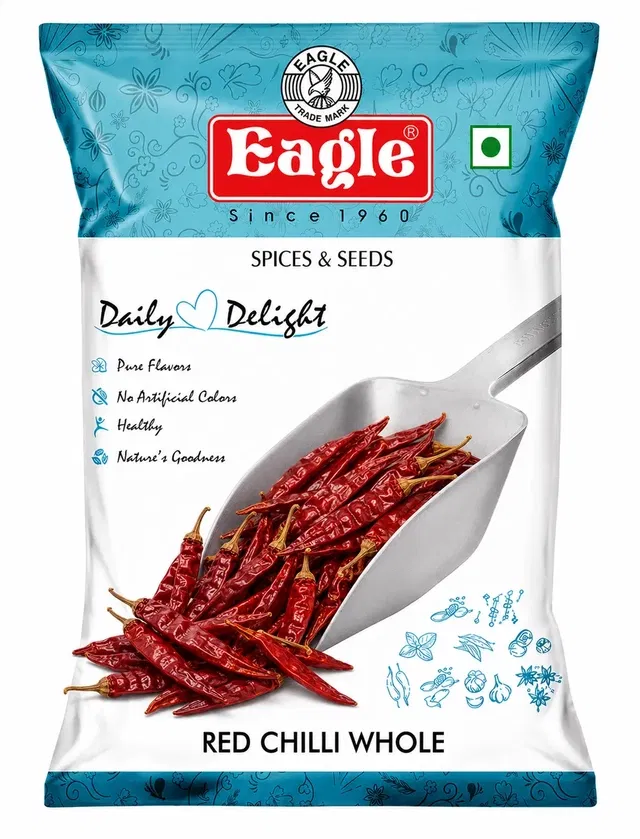 ईगल लाल मिर्च साबुत (डंठल के साथ) 100 g