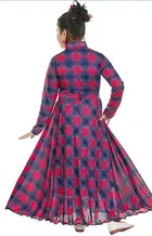 B B Enterprise Girls Full Sleeves Multicolour Party Wear Gown 