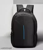 Polyester Backpack for Men & Women, Black