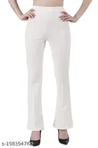 Cotton Blend Trouser for Women 