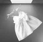 Cotton Blend Solid Dress for Girls 