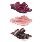 Combo of Heels with Slippers & Flats for Women 