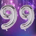 Foil Balloon for Birthday Celebration, No. 99 