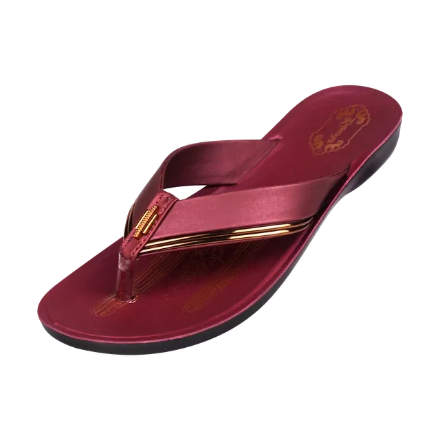 Slippers for Women, Maroon (6)