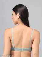 Cotton Blend Solid Padded Bra for Women 