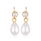 Brass Drop Earrings for Women 