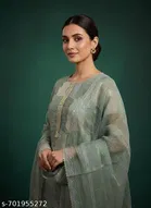 Bandhani Printed Jaipuri Designs Embroidered Top Bottom Duppata for Women 