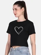 Cotton Blend Printed Tops for Women 