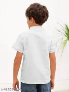 Solid Cotton Blend Kurta Set for Boys 
